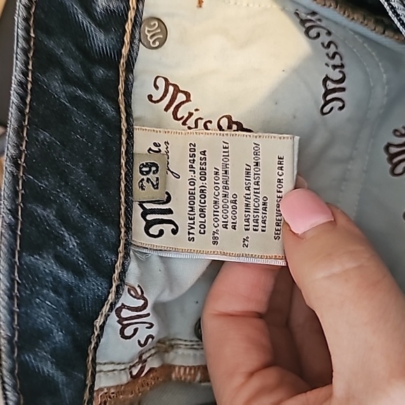 Miss Me boot cut jeans sz 29 long inseam WJ66 - Picture 7 of 7